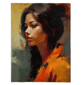 Folk art inspired Sherpa blanket on a cozy living room sofa.